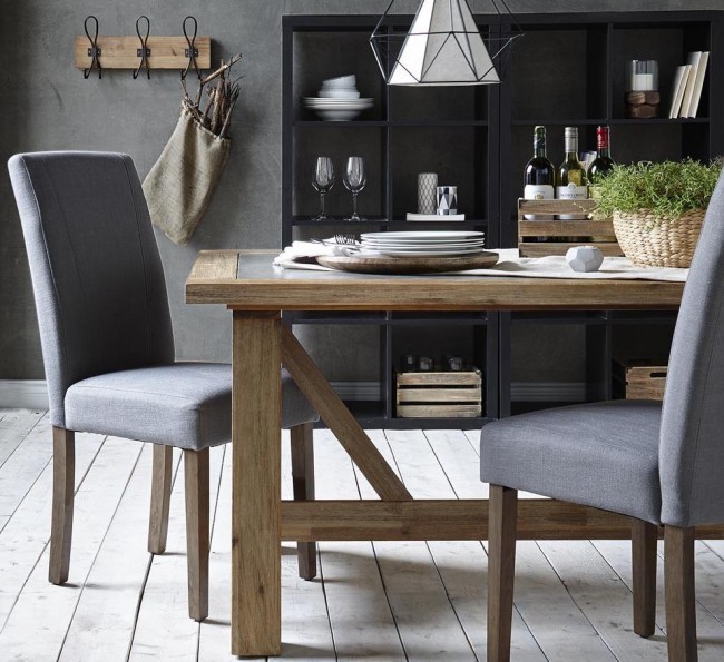 décor salle à manger rustique