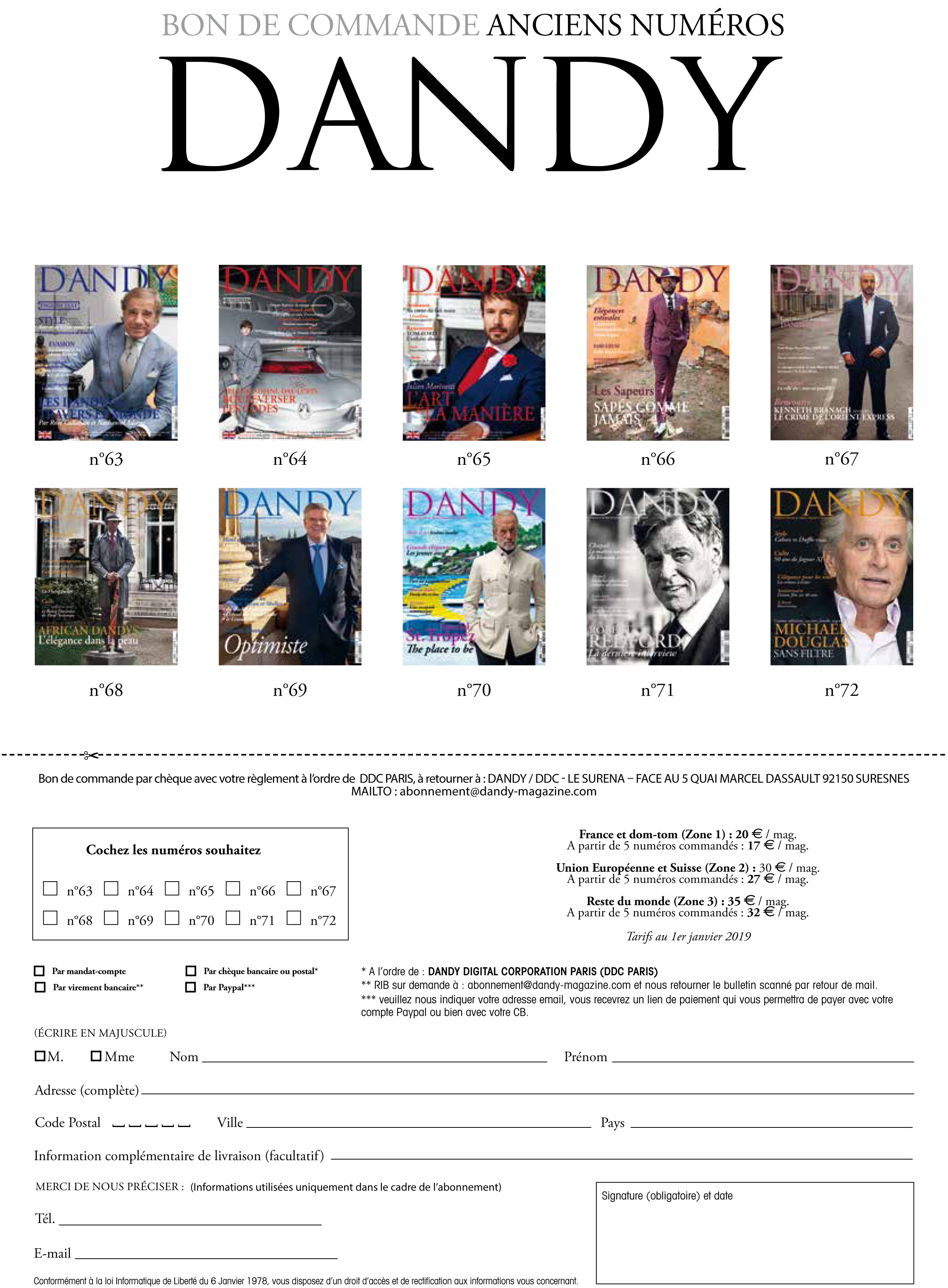 BDC DANDY ANCIENS NUMEROS_2019